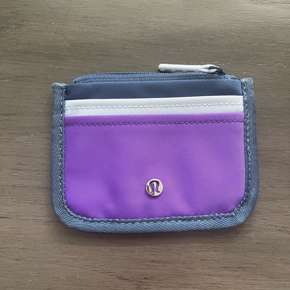 lululemon athletica Purple and Gray Wallet